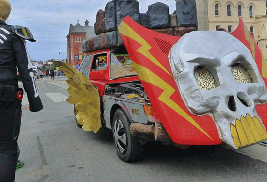 Art Cars at the 2013 H Street Festival. Photo credit: Phil Hutinet.
