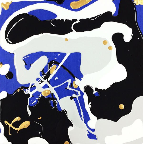 Painting on Blue, courtesy of Meg Biram