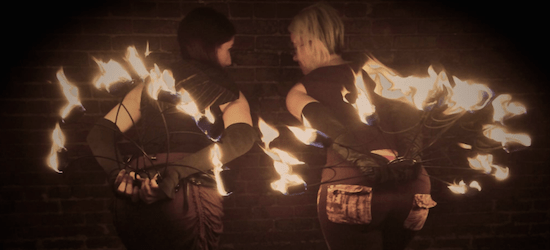 Witness a "Plurkey Roast" at Gallery OonH this Saturday.  Inside the gallery, Brookland artist Quest Skinner opens a Burning Man inspired series of work.  Image courtesy Gallery OonH.